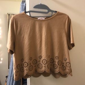 Agaci crop top w designs at the bottom